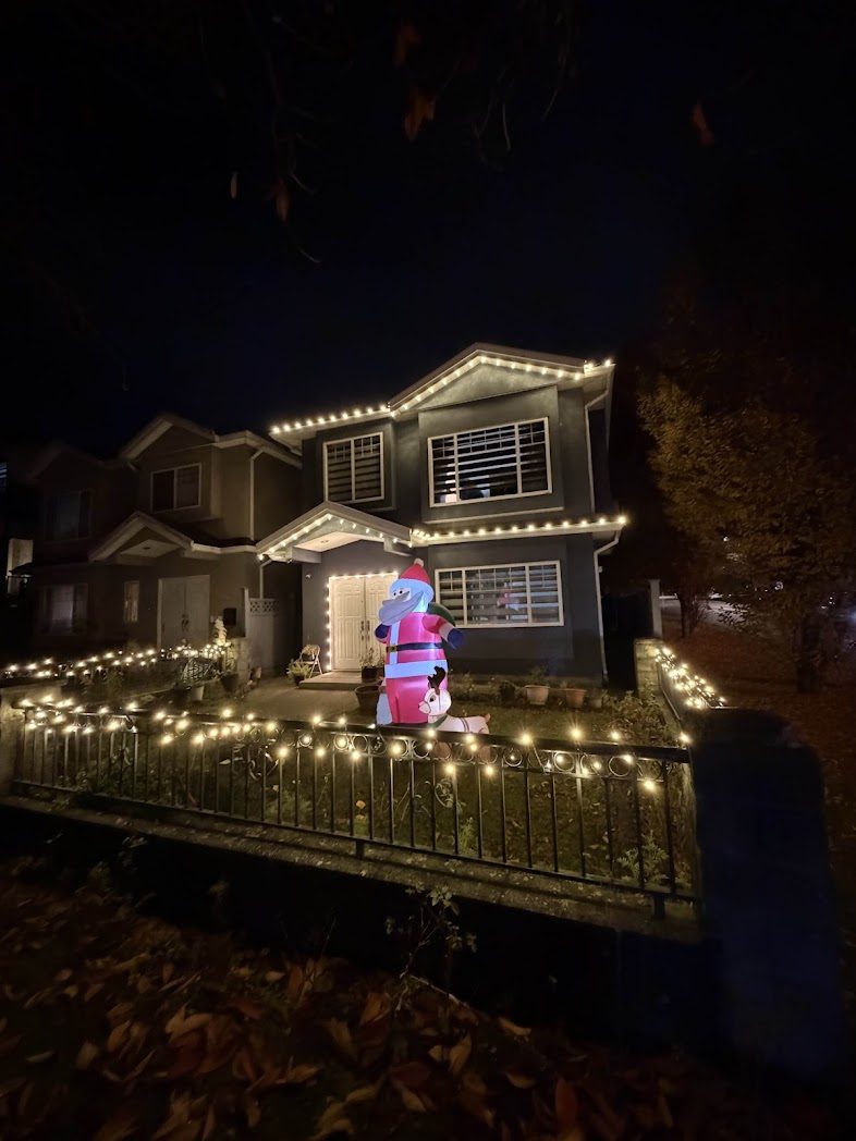Full property lighting with fence accents — LitUp Vancouver installation